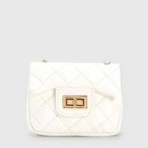 Bolsa Pequena Mini Bag Alça Corrente Transversal - Bella Paulla Bolsa Pequena Mini Bag Alça Corrente Transversal - Bella Paulla