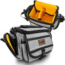 Bolsa Pequena Para Câmera E Lente Optisom Crazy Iii - Cinza Claro Cinza Claro Bolsa Pequena Para Câmera E Lente Optisom Crazy Iii - Cinza Claro Cinza Claro