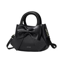 Bolsa Pequena Quadrada Feminina Da Moda, Alta Qualidade, Com Laço, Estilo Ocidental, Bolsa