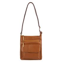 Bolsa Pequena Transversal de couro Alana caramelo Feminino