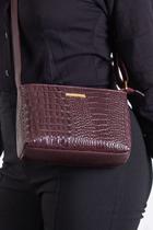 Bolsa pequena transversal de couro Iris