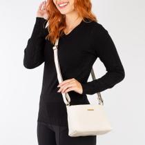 Bolsa pequena transversal de couro Iris nude Feminino