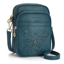 Bolsa Pequena Transversal HAYRVANE Leve com Proteção RFID 15x7x21cm