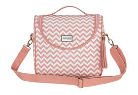 Bolsa Pequena Venice Chevron Rosa Batistela Baby