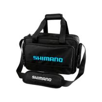 Bolsa Pesca Shimano Baltica 4 Estojos Tam - G Preto/azul Bolsa Pesca Shimano Baltica 4 Estojos Tam - G Preto/azul