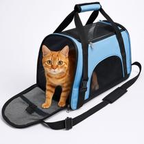 Bolsa Pet De Transporte De Avião Cachorro Gato - Azul