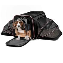 Bolsa Pet para Transporte Cachorro Gatos Passeio Viagem Avião Expansível - Duke & Dixie