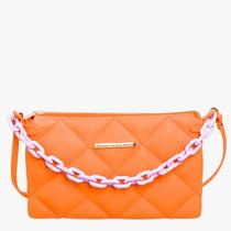 Bolsa Petite Jolie Bea Tangerina/Lilac PJ10677 Bolsa Petite Jolie Bea Tangerina/Lilac PJ10677