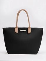 Bolsa Petite Jolie Big Shopping Preto/Avelã PJ11275 Bolsa Petite Jolie Big Shopping Preto/Avelã PJ11275