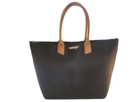 Bolsa Petite Jolie Big Shopping Preto/doce De Leite Pj11275