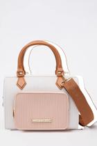 Bolsa Petite Jolie Com Alça Larga Removível E Design Texturizado White Bolsa Petite Jolie Com Alça Larga Removível E Design Texturizado White