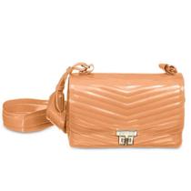 Bolsa Petite Jolie Hanna - New Caramelo e Ouro Bolsa Petite Jolie Hanna - New Caramelo e Ouro