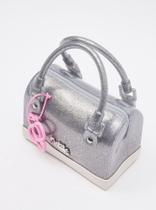 Bolsa Petite Jolie mini Bloom infantil pj11156in glitter prata