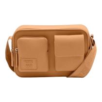 Bolsa Petite Jolie Move Alça Transversal Avelã PJ10903