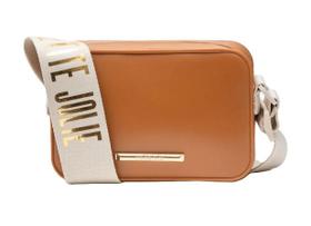 Bolsa Petite Jolie Pop Matte Nude Escuro Doce de leite Ombro PJ11295 Transversal Nova Bolsa Petite Jolie Pop Matte Nude Escuro Doce de leite Ombro PJ11295 Transversal Nova