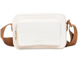 Bolsa Petite Jolie Rocky Creme Ombro PJ11307 Transversal Nova