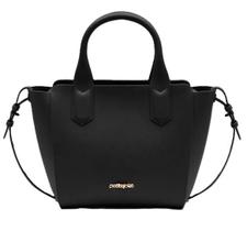 Bolsa Petite jolie Shape Preta Ombro PJ3939 Transversal Nova