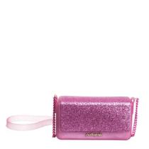 Bolsa Petite Jolie Slim Glitter Hot Pink PJ10990