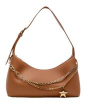 Bolsa Petite Jolie Thayla Nude Escuro Doce de Leite PJ11282 Ombro Nova Bolsa Petite Jolie Thayla Nude Escuro Doce de Leite PJ11282 Ombro Nova
