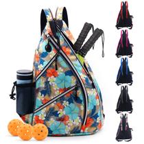 Bolsa Pickleball, mochila ZOEA Sport Sling com suporte para garrafa de água Bolsa Pickleball, mochila ZOEA Sport Sling com suporte para garrafa de água