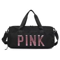 Bolsa Pink Fitness 3 Em 1 Para Academia Guarda Tenis E Meia