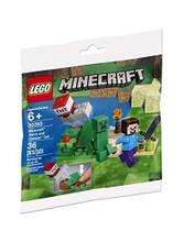 Bolsa plástica LEGO Minecraft Steve e Creeper Set (30393)