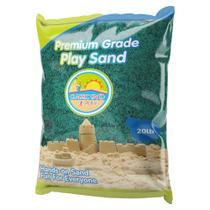 Bolsa Play Sand Classic Sand & Play Green de 9,07 kg natural não tóxica Bolsa Play Sand Classic Sand & Play Green de 9,07 kg natural não tóxica
