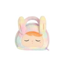 Bolsa Plush Coelha Arco-Íris Metoo