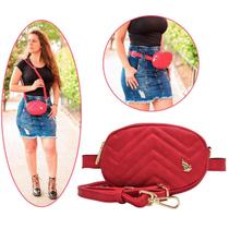 Bolsa Pochete Feminina Transversal Estilosa Porta Cartão Golden Fenix