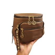 Bolsa Pochete Feminina Transversal Preto Estilosa Moda 2024