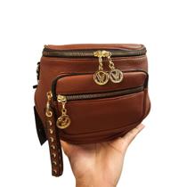 Bolsa Pochete Feminina Transversal Preto Estilosa Moda 2024