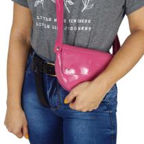 Bolsa Pochete Petite Jolie Verniz Pink Pj4976