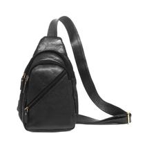 Bolsa Pochete Transversal Masculina de Couro Jacques