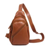 Bolsa Pochete Transversal Masculina de Couro Jacques