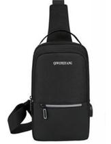 Bolsa Pochete Transversal Masculina Shoulder Bag Refletida Bolsa Pochete Transversal Masculina Shoulder Bag Refletida