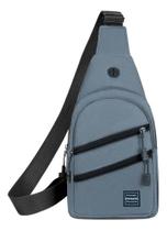 Bolsa Pochete Transversal Sports Cinza Bolsa Pochete Transversal Sports Cinza
