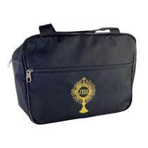 Bolsa Porta Bíblia Ostensório Preto
