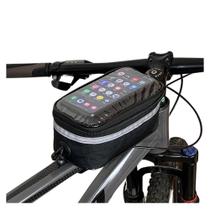 Bolsa Porta Celular Quadro Para Bicicleta Com Refletivo Impermeável Art Mania