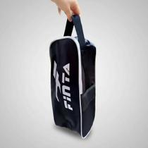Bolsa Porta Chuteiras Finta Com Alça E Bolso Externo Preto Cinza Preto Com Cinza Bolsa Porta Chuteiras Finta Com Alça E Bolso Externo Preto Cinza Preto Com Cinza