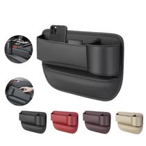Bolsa porta-copos de couro para carro Magic Feier Black Front Seat