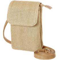 Bolsa porta-garrafas de água MINICAT Straw Crossbody Purse