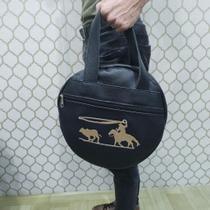 Bolsa Porta Laço Couro Legítimo Cor Preta Coutre Bolsas Bolsa Porta Laço Couro Legítimo Cor Preta Coutre Bolsas