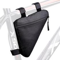Bolsa Porta Objetos Quadro Bicicleta Todas Triangular Preta Bolsa Porta Objetos Quadro Bicicleta Todas Triangular Preta