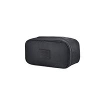 Bolsa Porta Peça Ìntima Estampa Lisa Jacki Design Preto