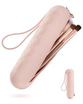 Bolsa porta-pincéis de maquiagem BAGSMART Travel Silicone Pink