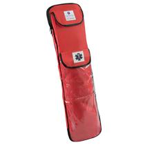 Bolsa Porta Talas e Colares com Bolso Transparente Vermelha Bolsa Porta Talas e Colares com Bolso Transparente Vermelha
