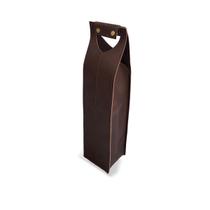 Bolsa Porta-Vinho para 1 Garrafa em material sintético Marrom TH0171 BTC