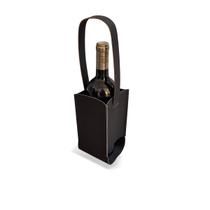 Bolsa Porta-Vinho para 1 Garrafa em material sintético Preto TH0176 BTC