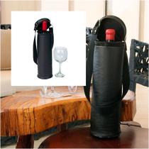 Bolsa Porta Vinho Portátil Térmico para 1 Garrafa Impermeável