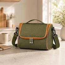 Bolsa Portátil Lancheira Térmica Adulto Conserva Temperatura